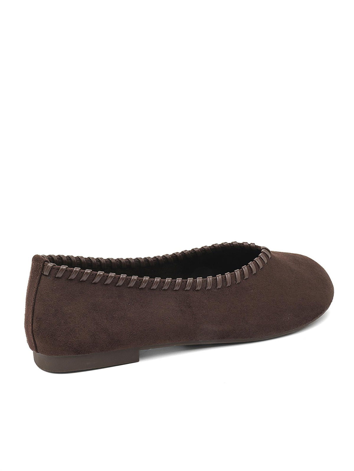 Semsket ballerina - Brun
