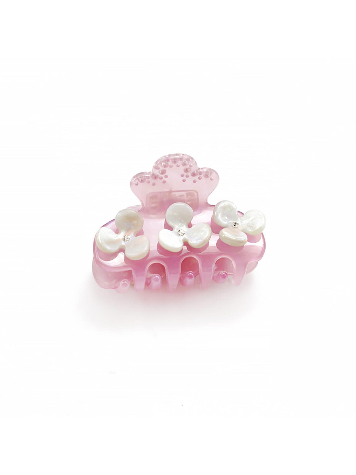 Rapunzel Rhinestone Mini Claw - Rosa