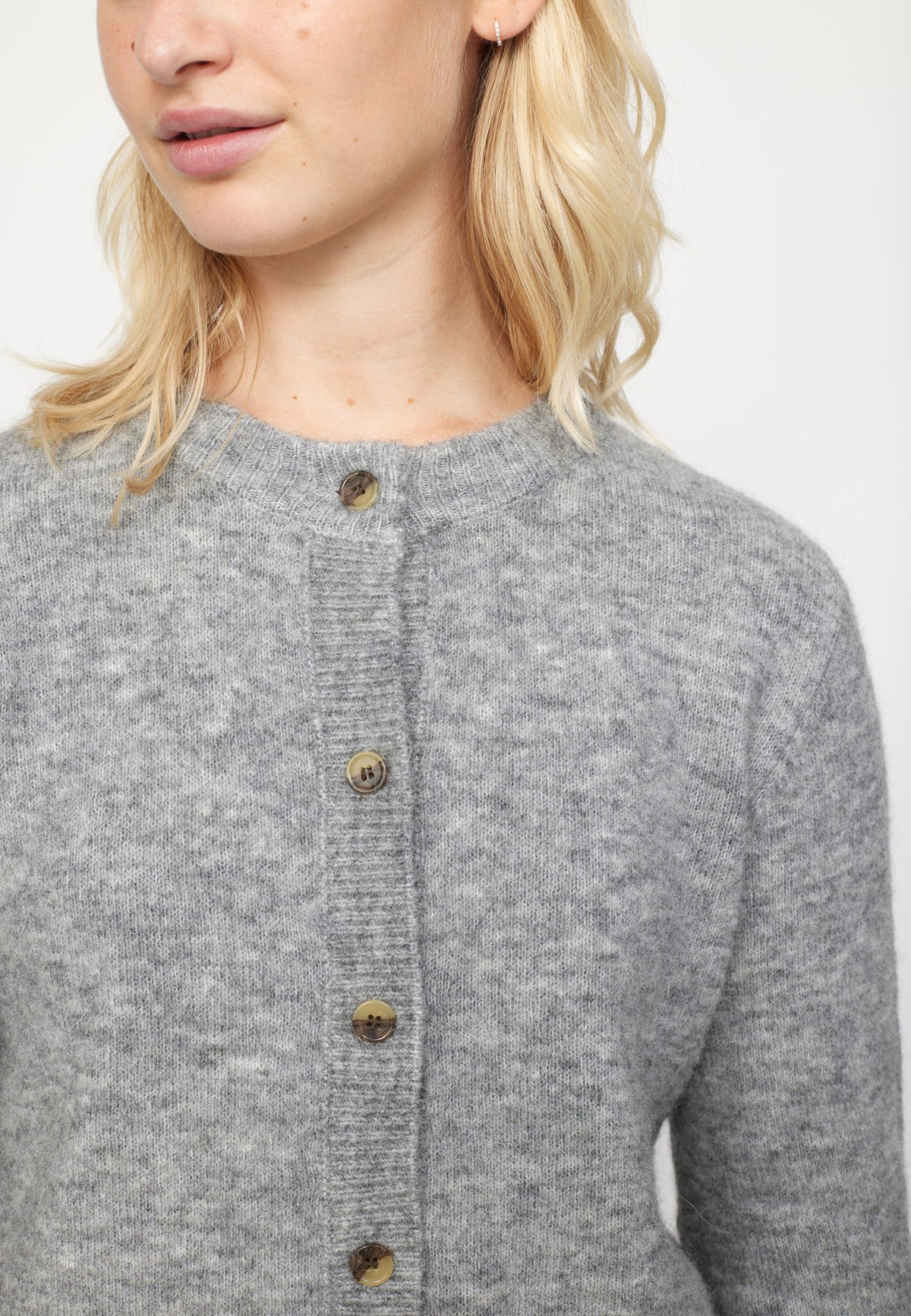 Allsion O-neck Cardigan Knit - RWS - Grå