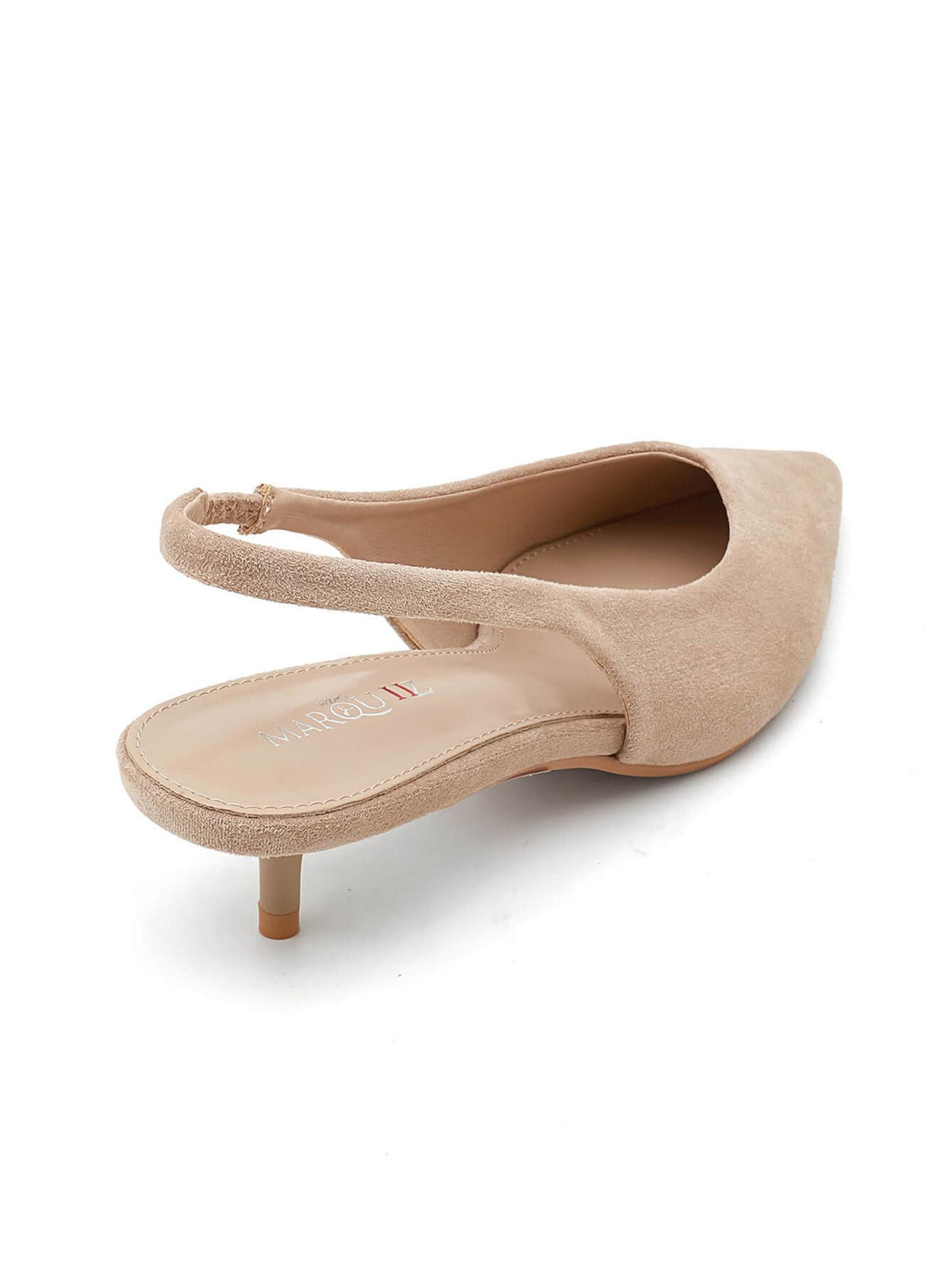 Slingback kitten heels 9793 - Beige