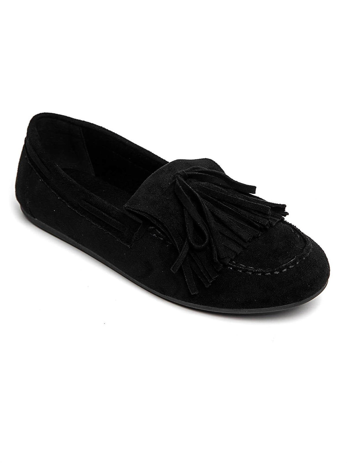 Loafer med frynser 9722 - Sort
