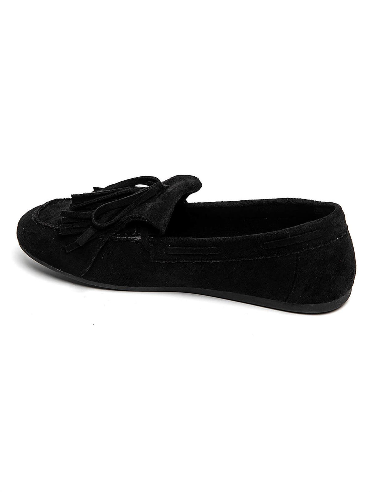 Loafer med frynser 9722 - Sort