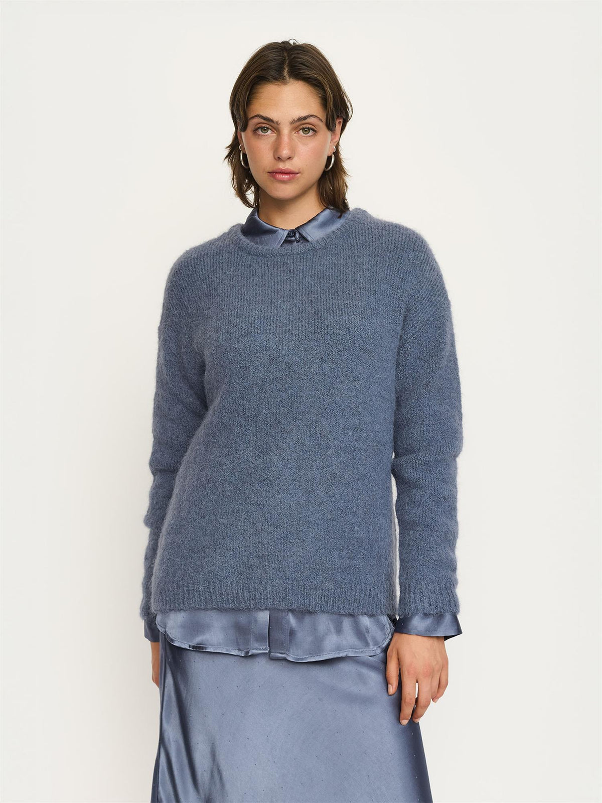 Camilla Knit - Blågrå