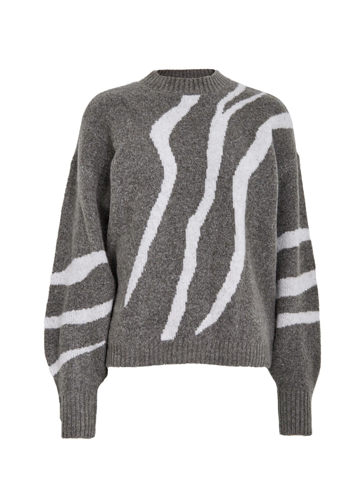 Johanne GRS RWS Knit Pullover - Walnut Print