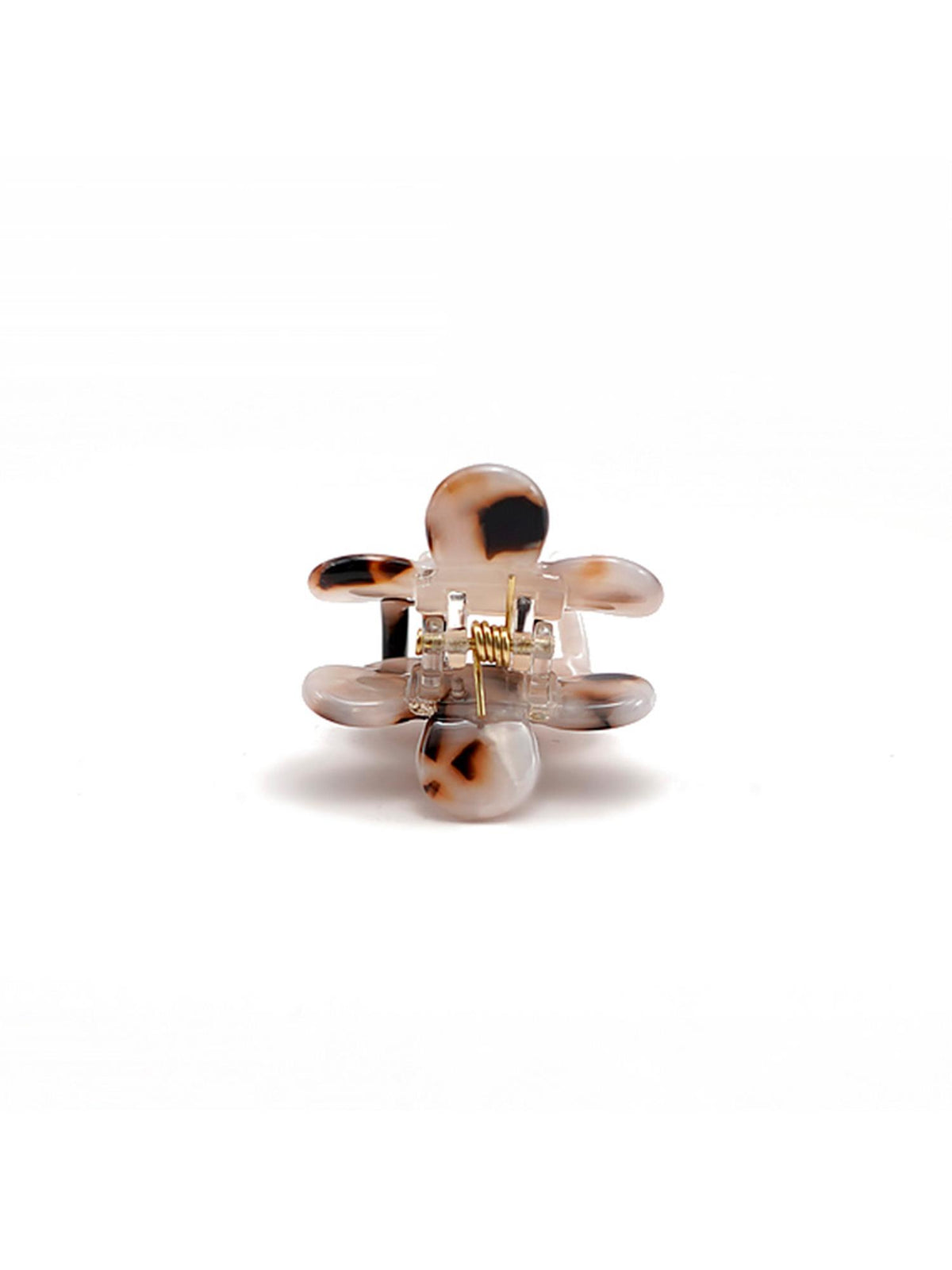 Poppy Flower Mini Claw - Hvit/Brun