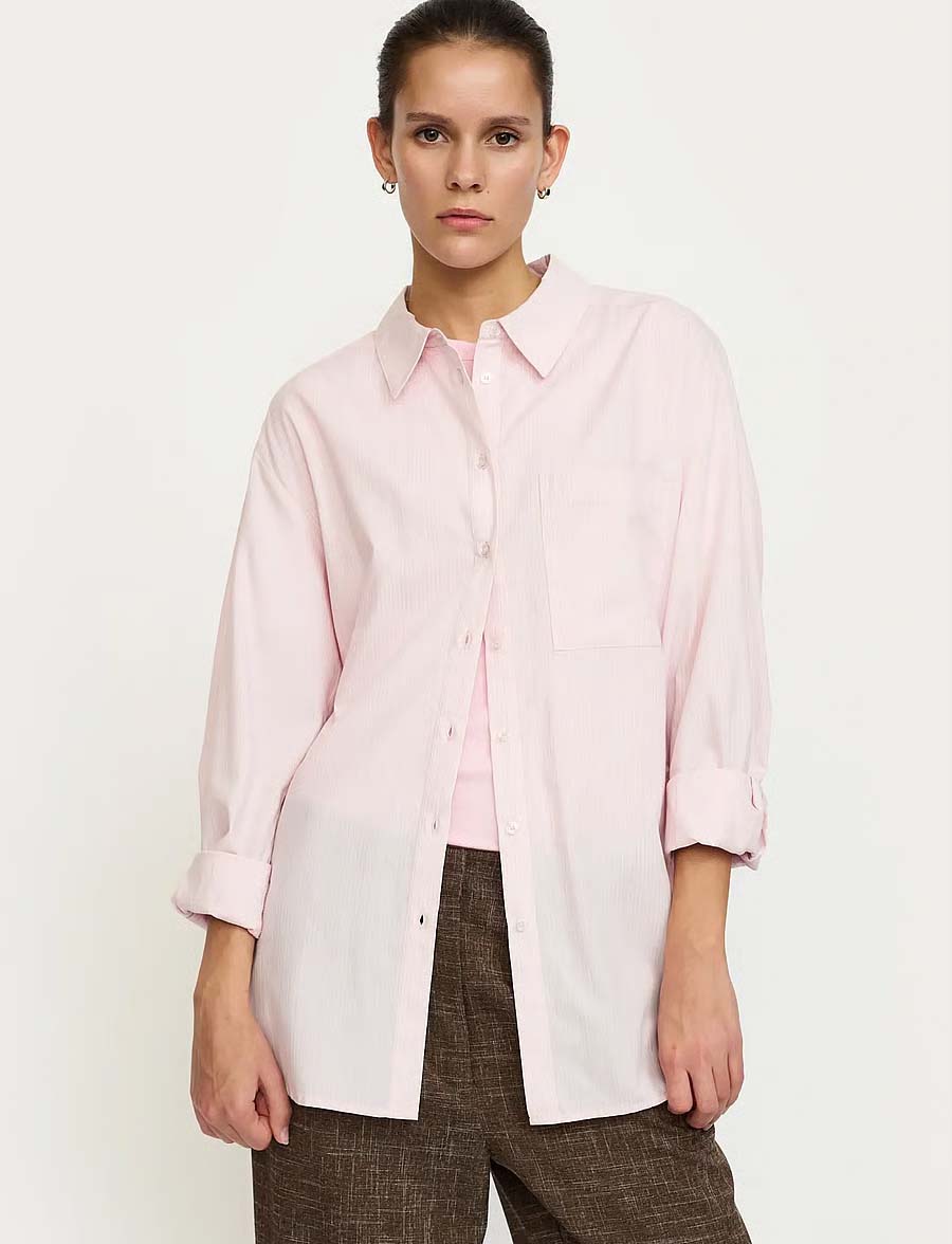 Veronica striped shirt - Rosa
