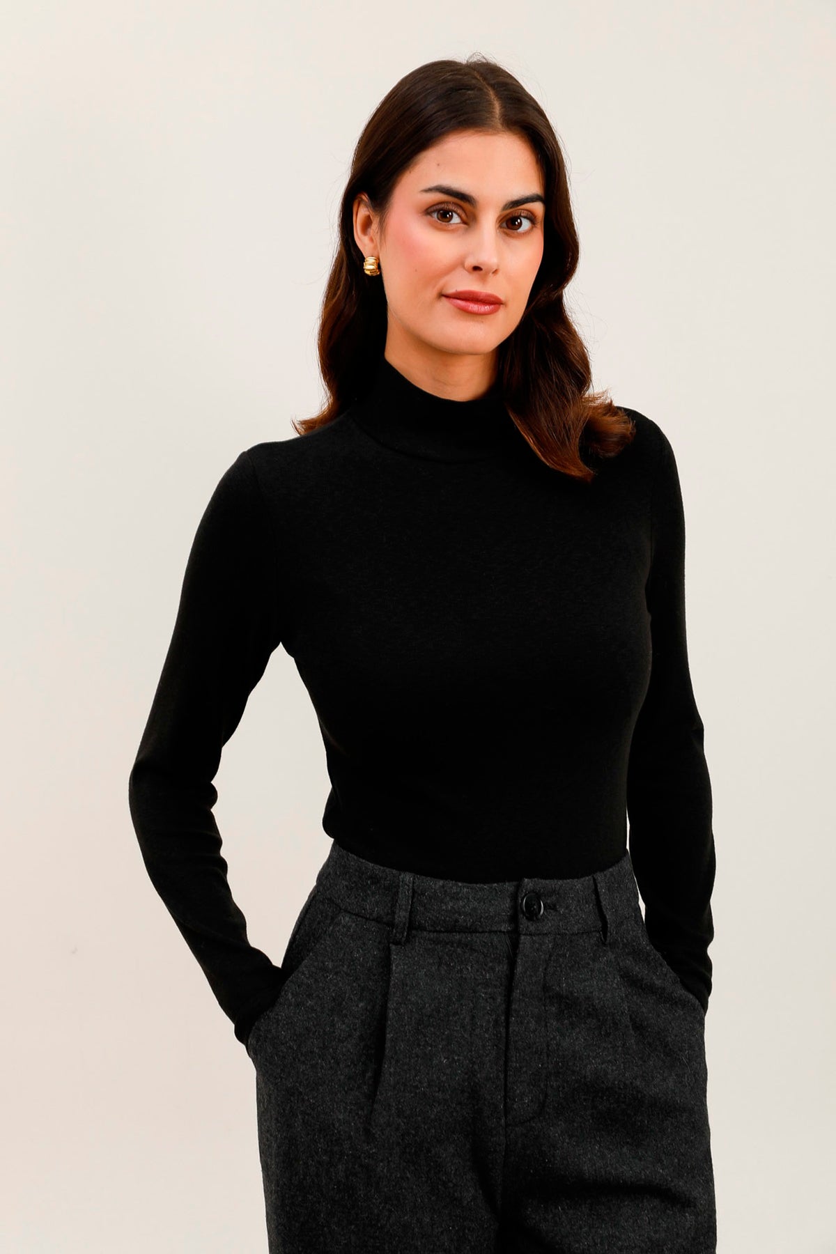 Basic mockneck - Sort
