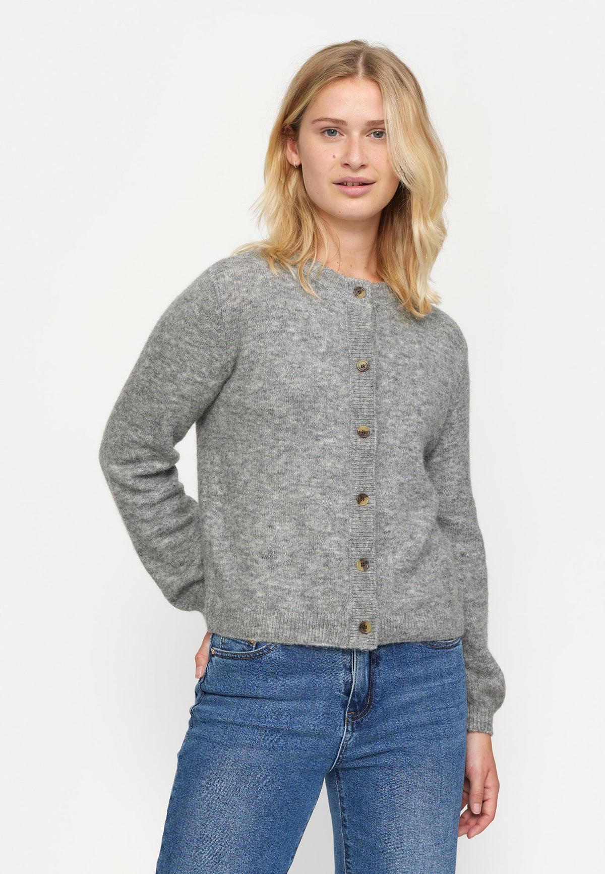 Allsion O-neck Cardigan Knit - RWS - Grå