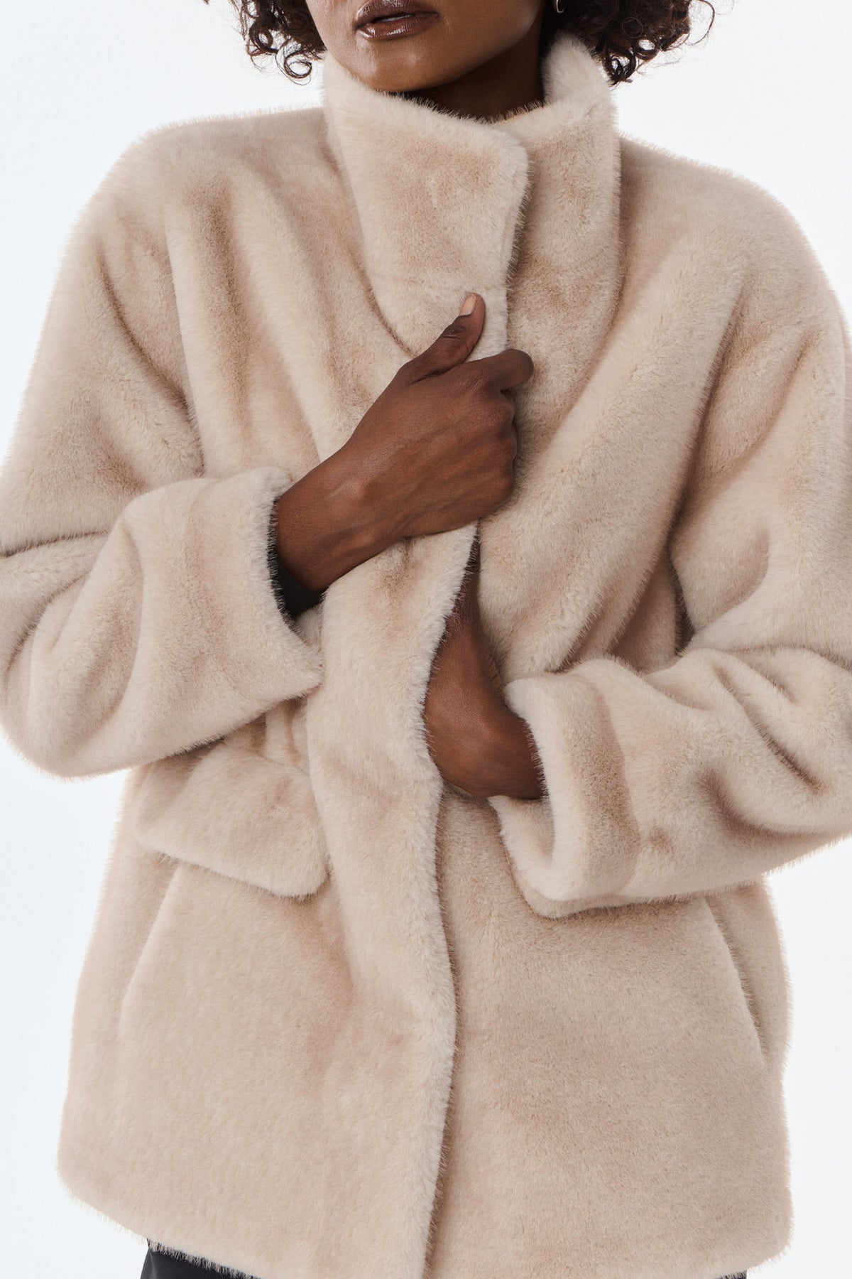 Alfie fuskepels - Beige