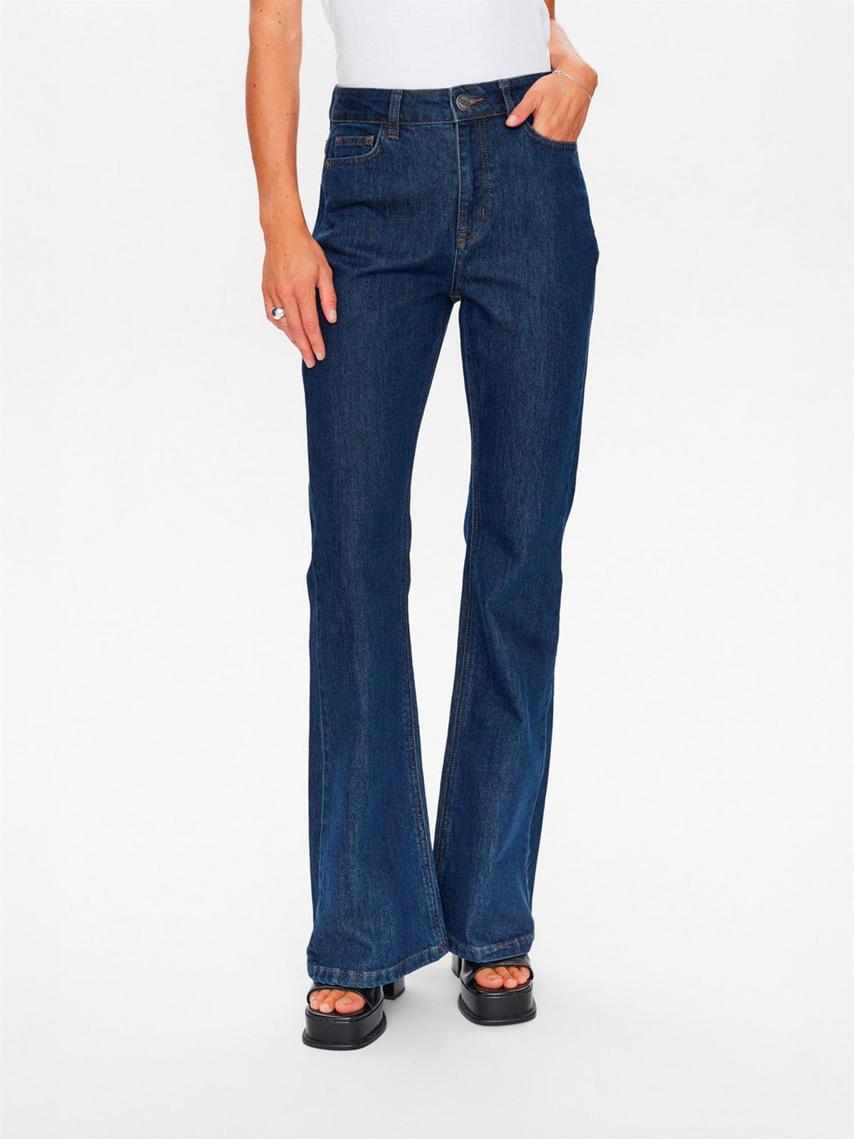 London Jeans Long - Dark Blue Denim