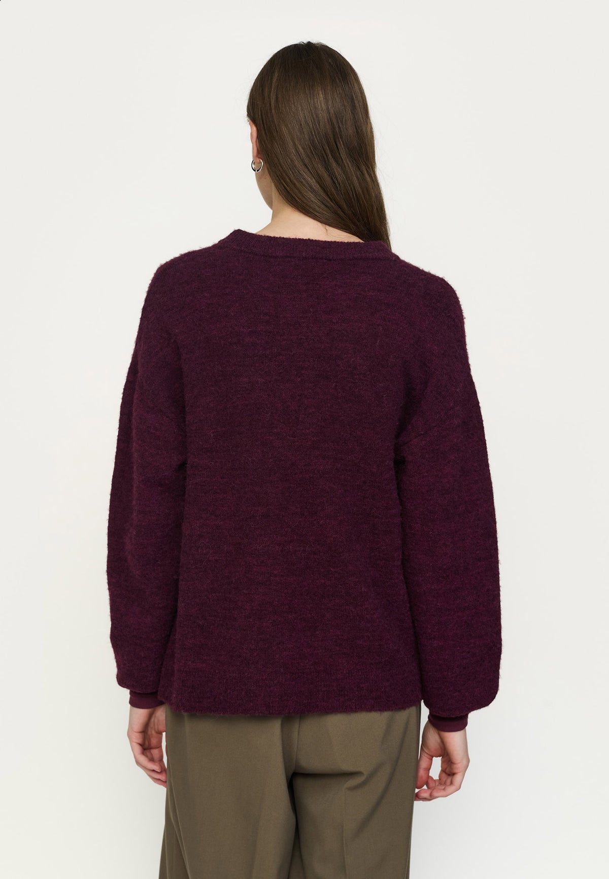 Allison knit - Burgunder