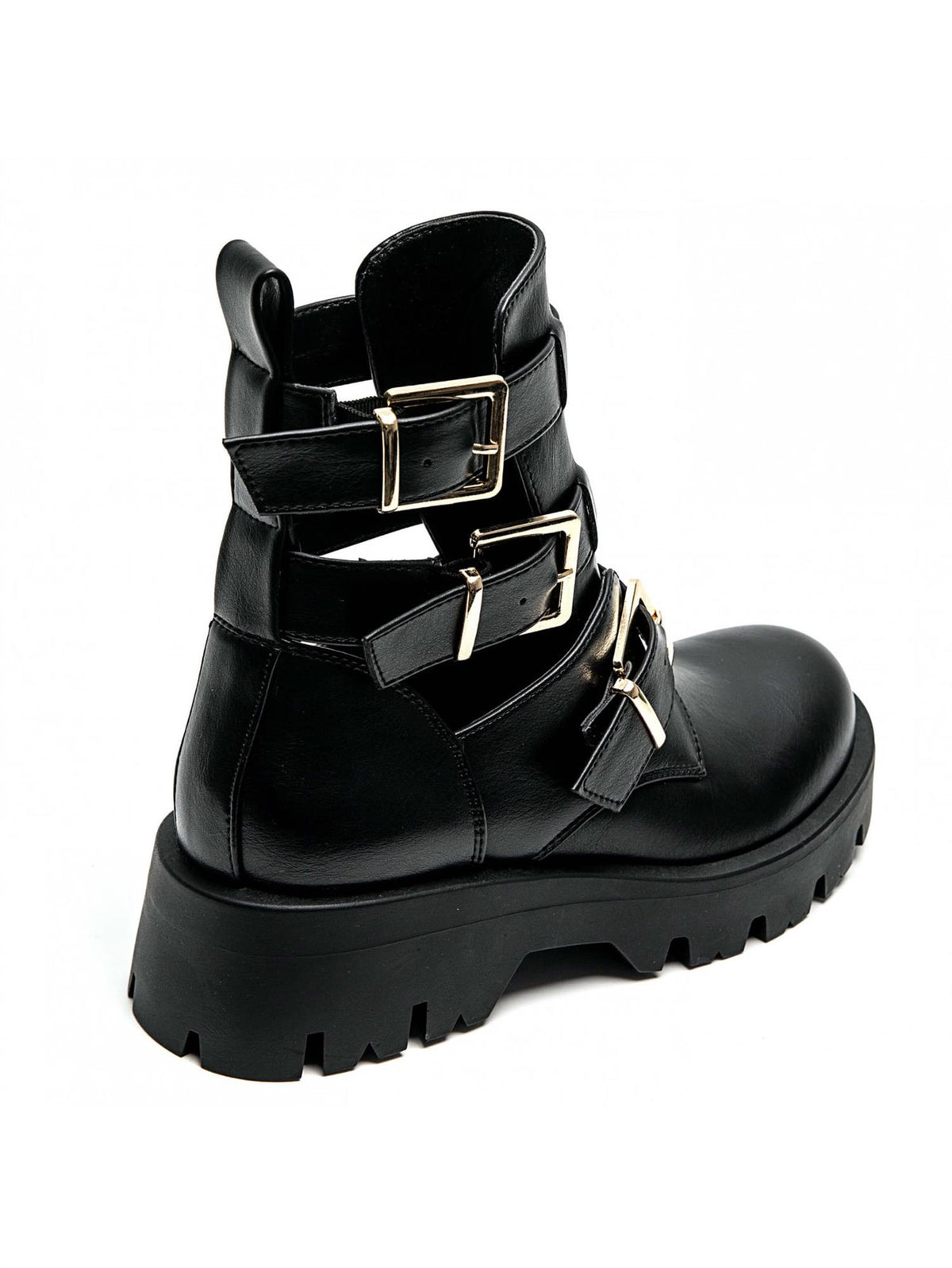 Boots med beltespenner 7631 - Sort
