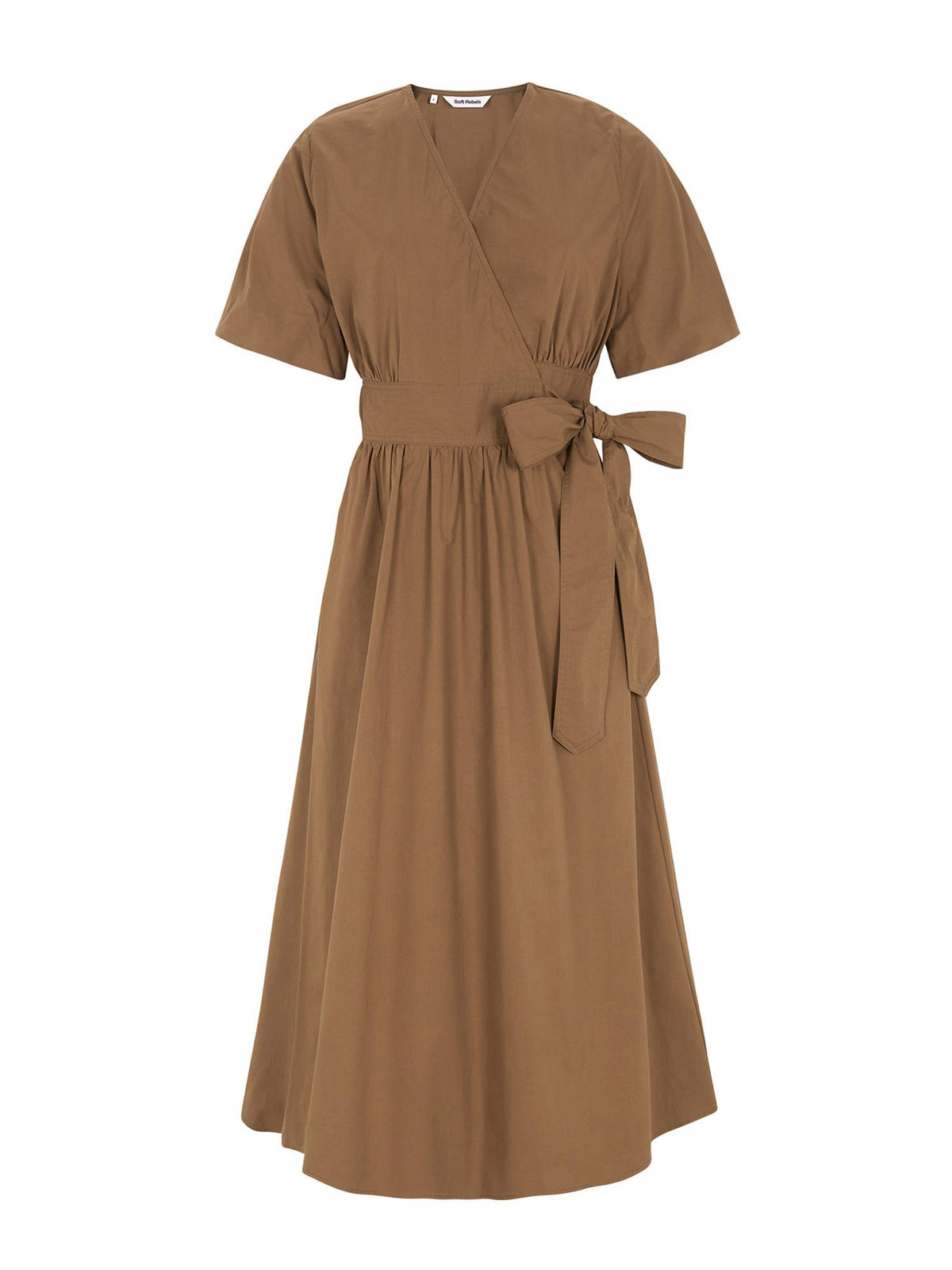 Halen Midi Dress - Brun