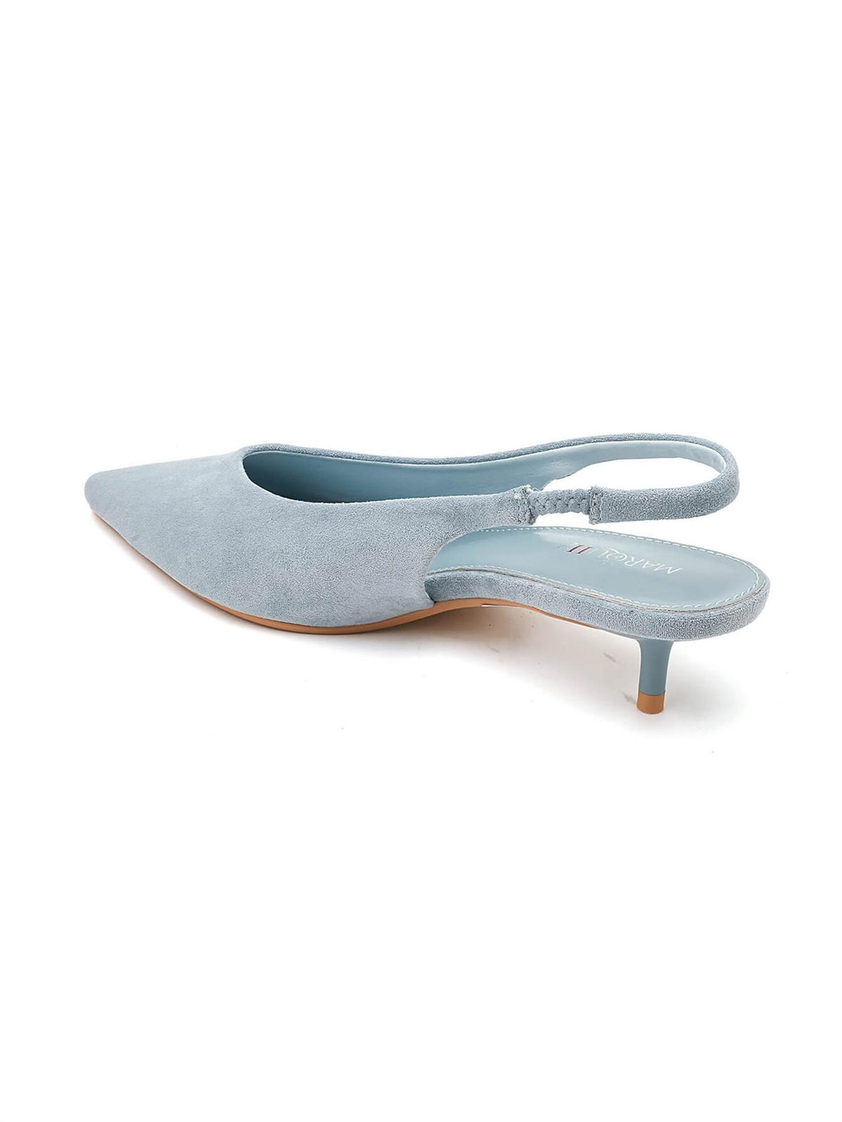 Slingback kitten heels 9793 - Blå