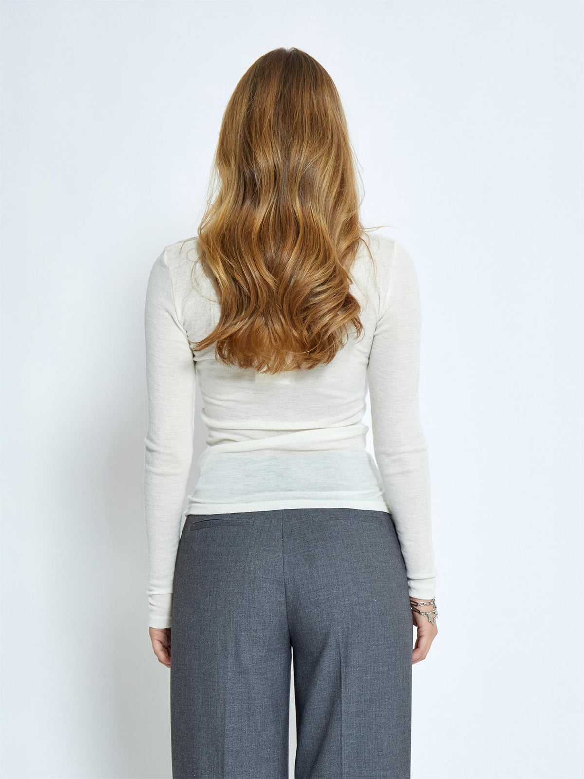 Cally Long Sleeve Top - Off White