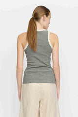 Adelynn Button Tank Top