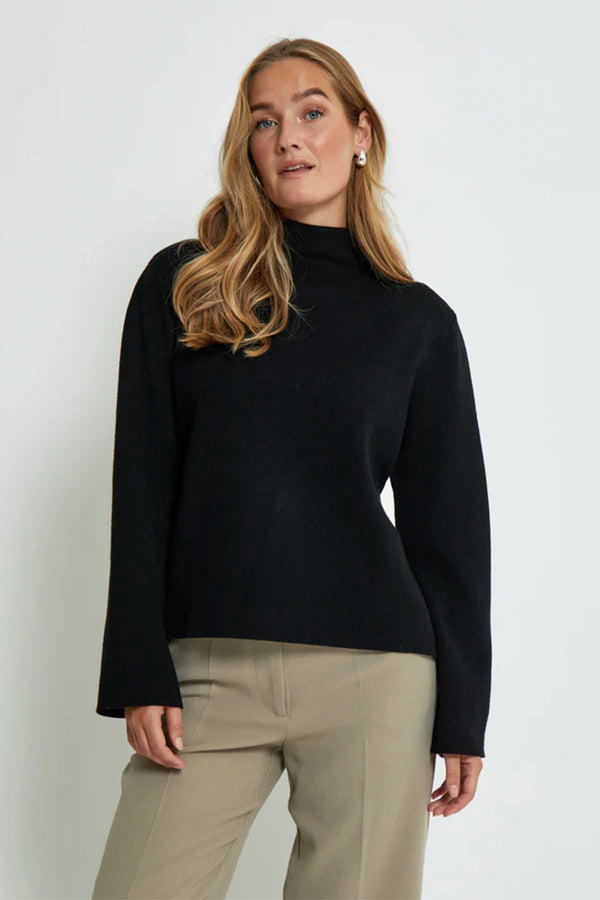 Lupi Hign Neck Knit Pullover