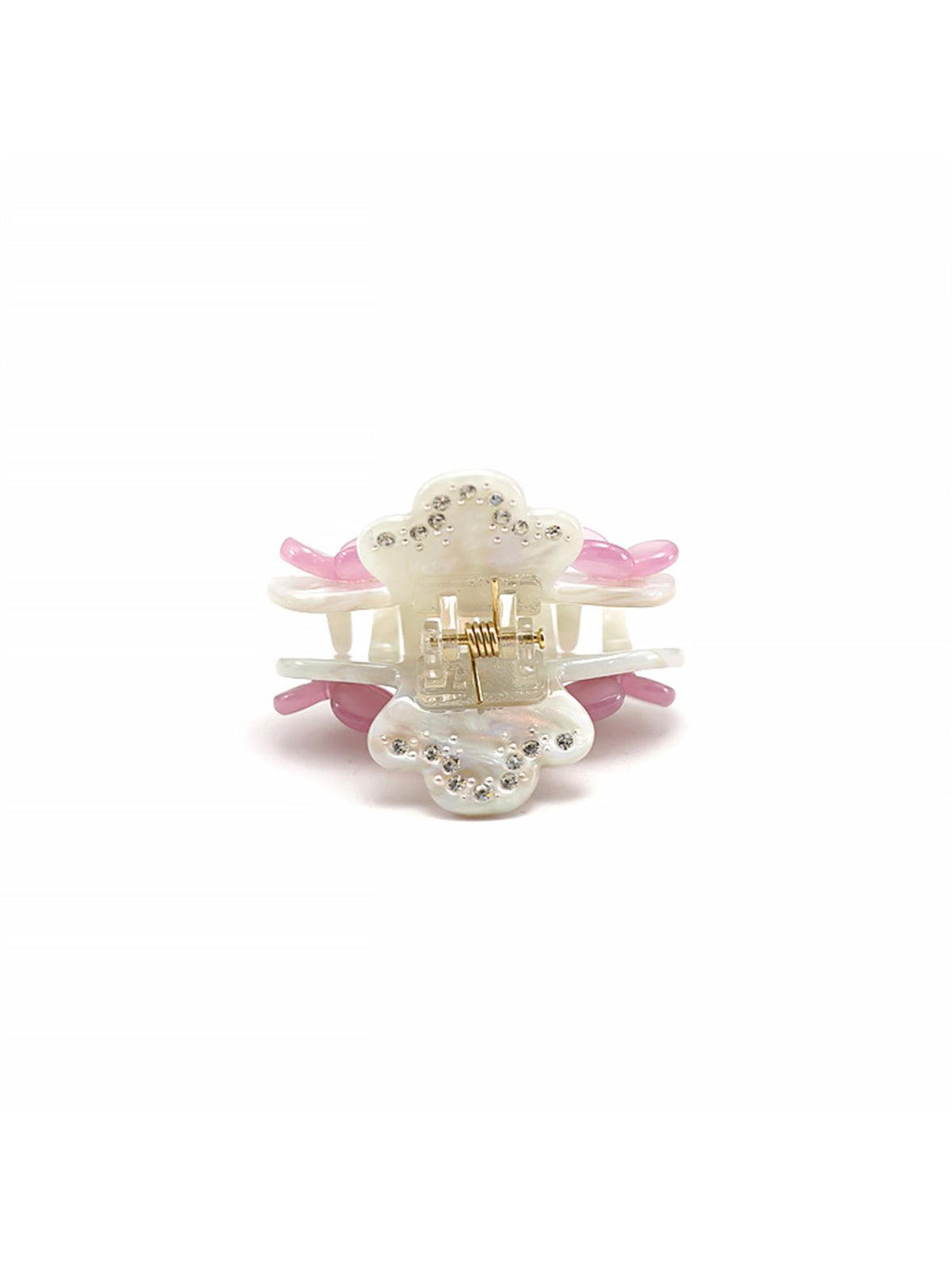 Rapunzel Rhinestone Mini Claw - Hvit