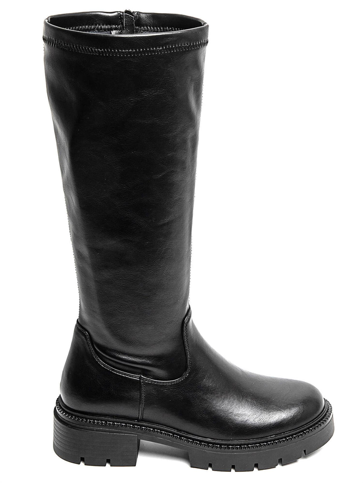 Høy Boot - Sort