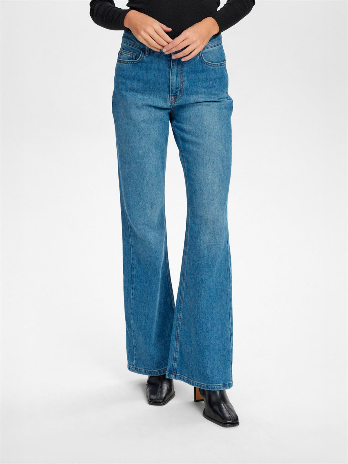 LONDON JEANS LONG - Blå