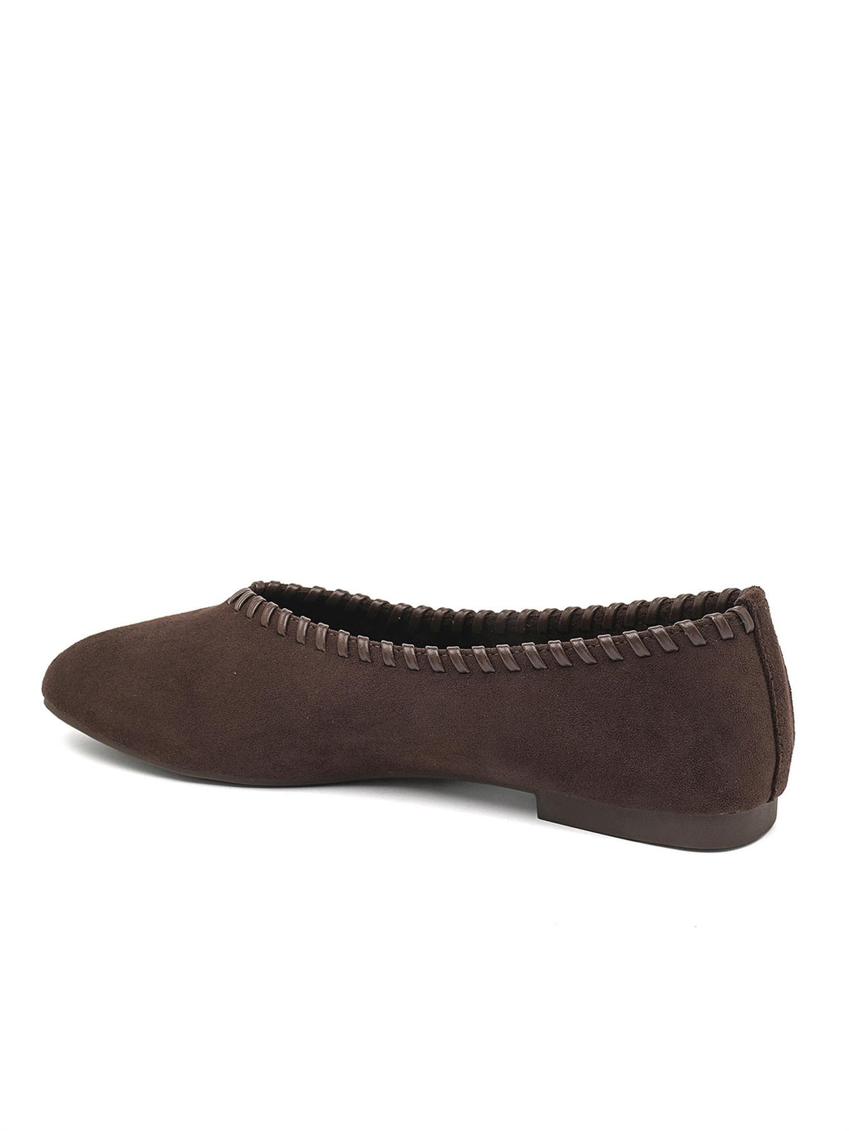 Semsket ballerina - Brun