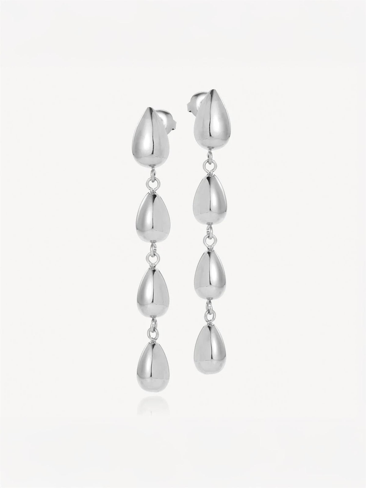 Drops - Earrings Steel - Sølv