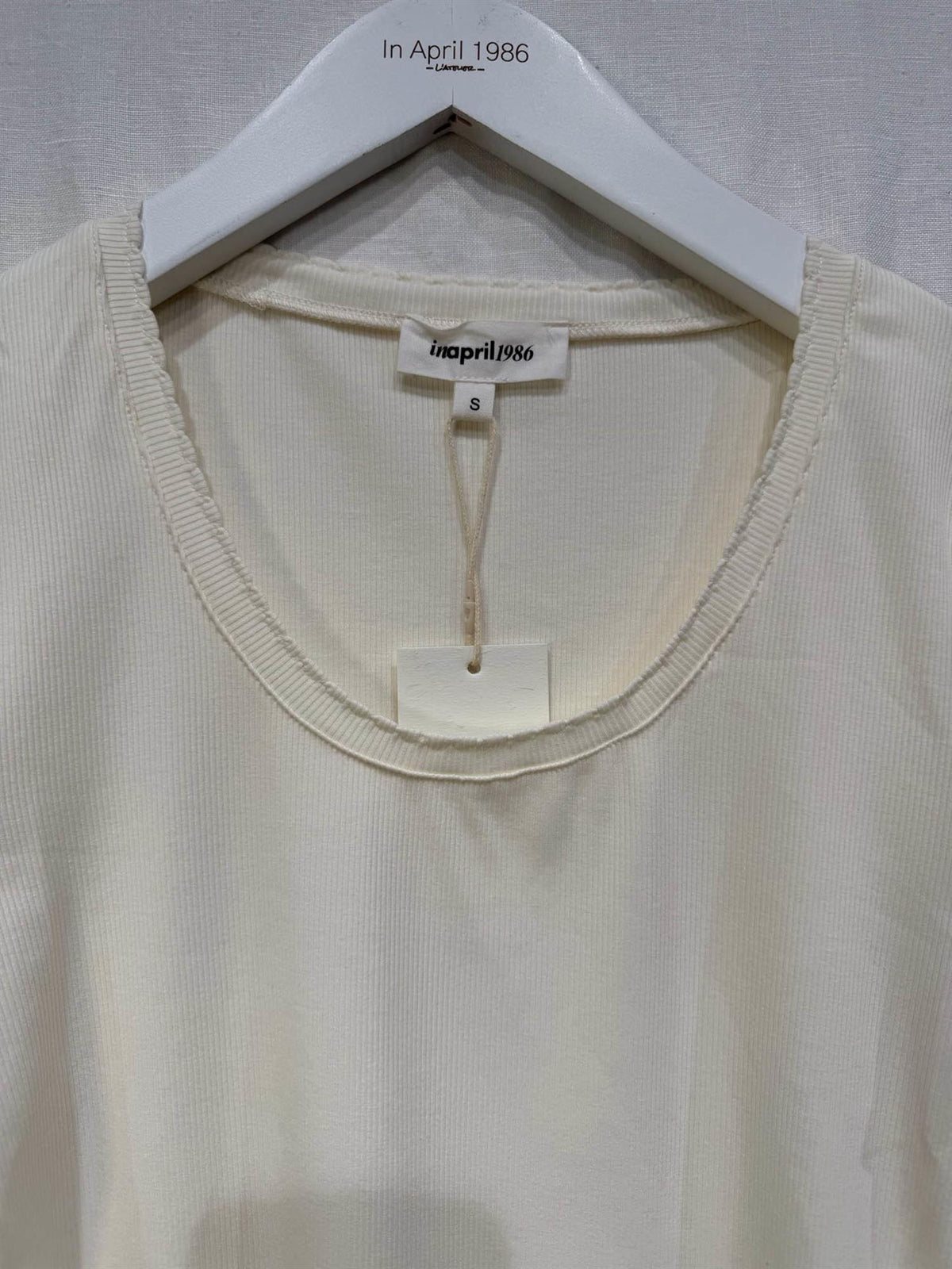 Basic longsleeve - Krem
