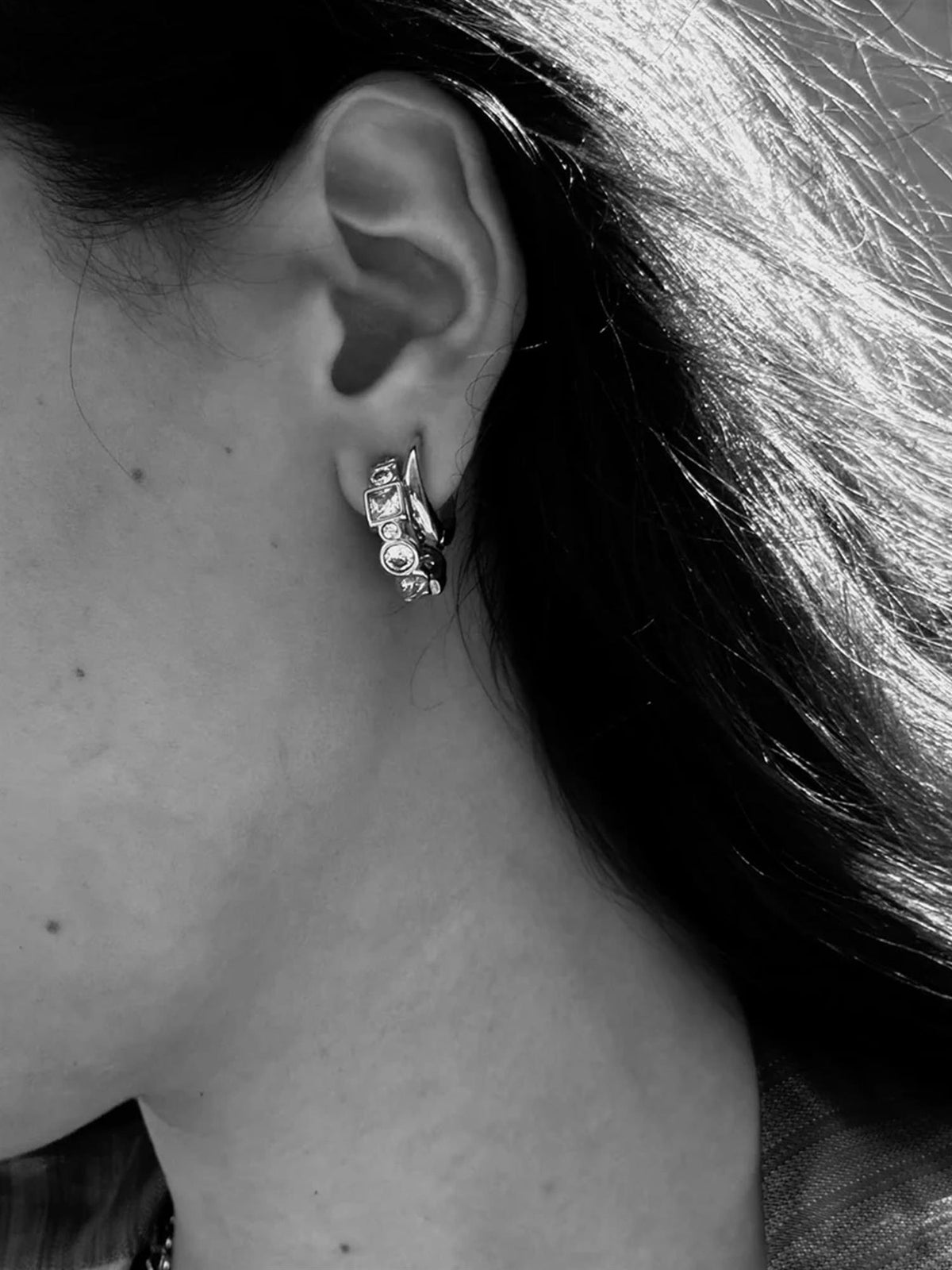 Loops creoles steel - Silver