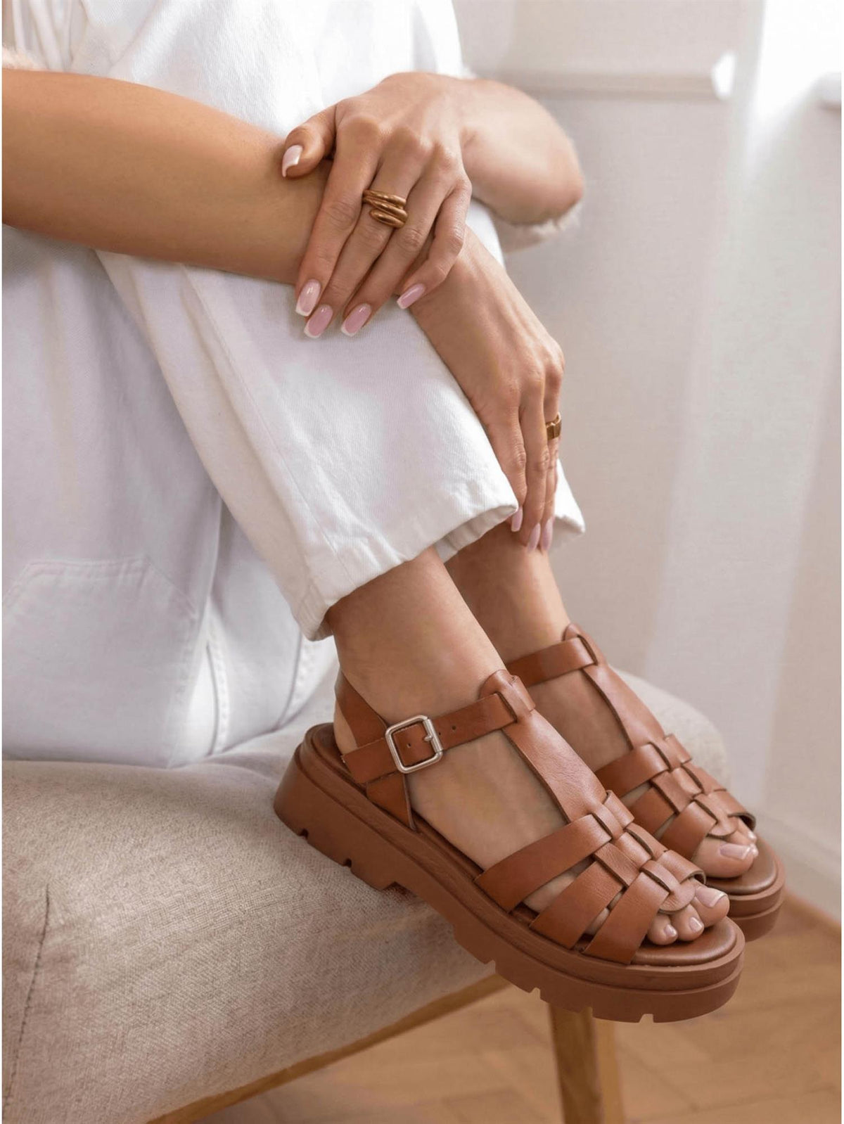 Sandal 5203 - Camel