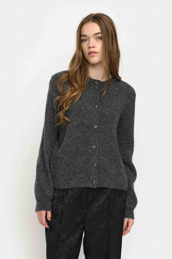 Allison O-Neck Cardigan Knit