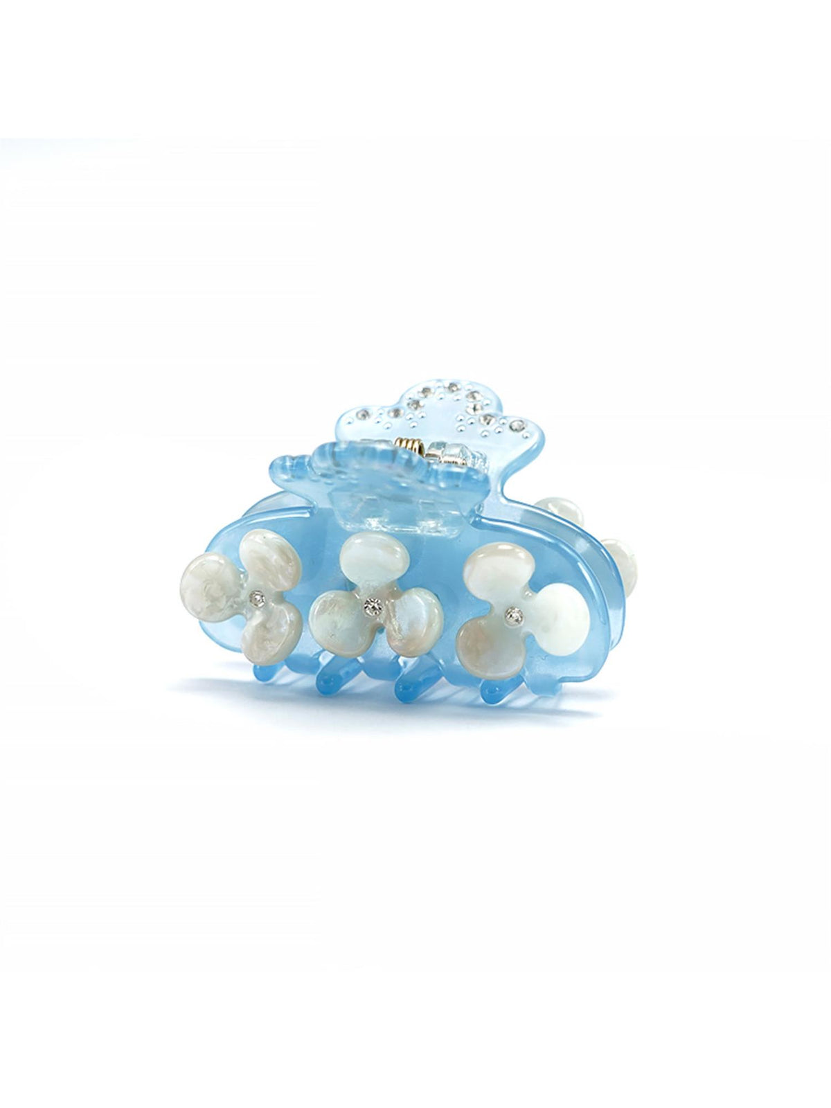 Rapunzel Rhinestone Mini Claw - Blå