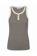 Adelynn Button Tank Top