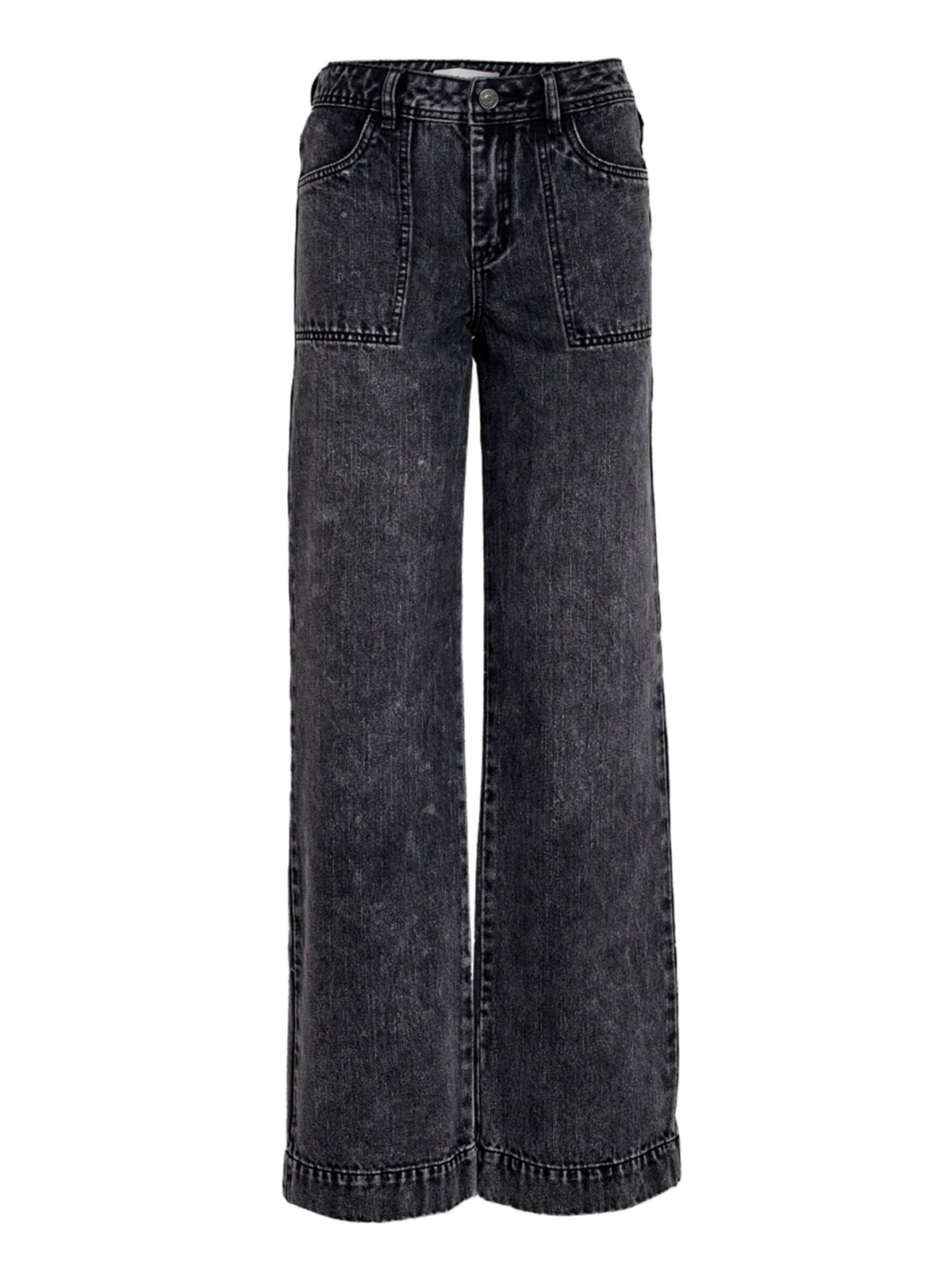 Florence Denim Pants - Full Length - Grey Wash
