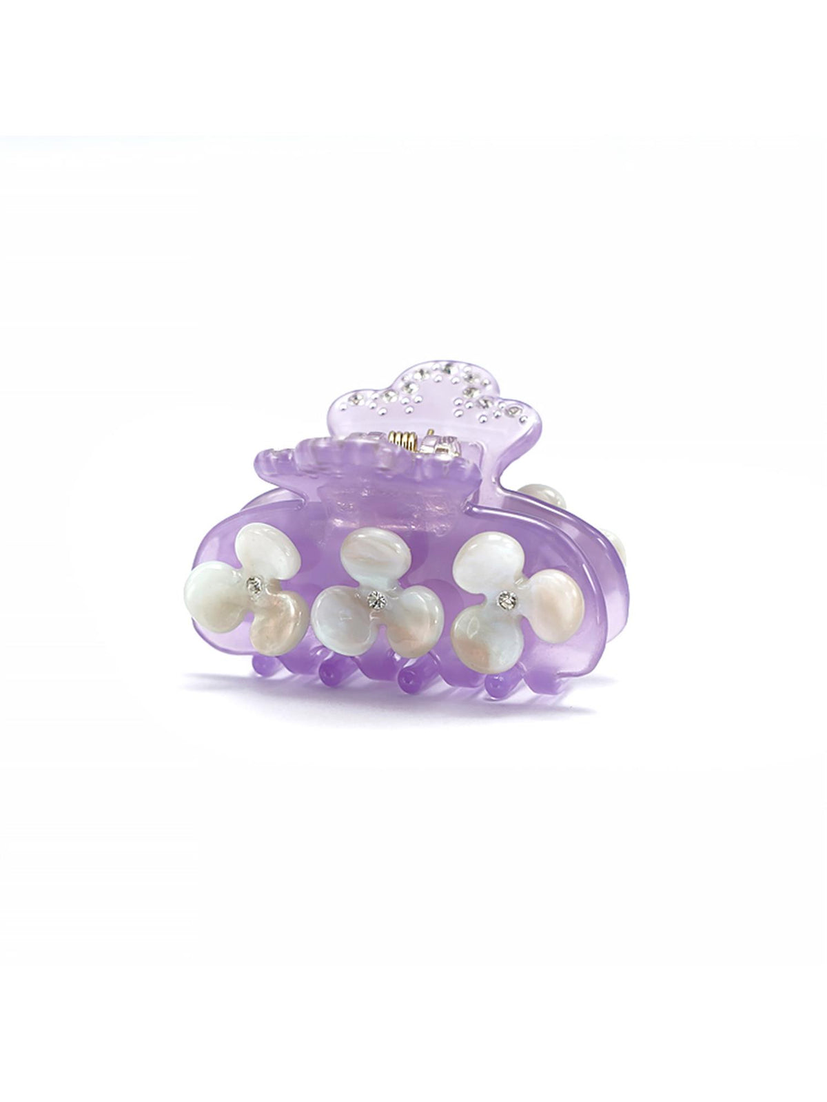 Rapunzel Rhinestone Mini Claw - Lilla