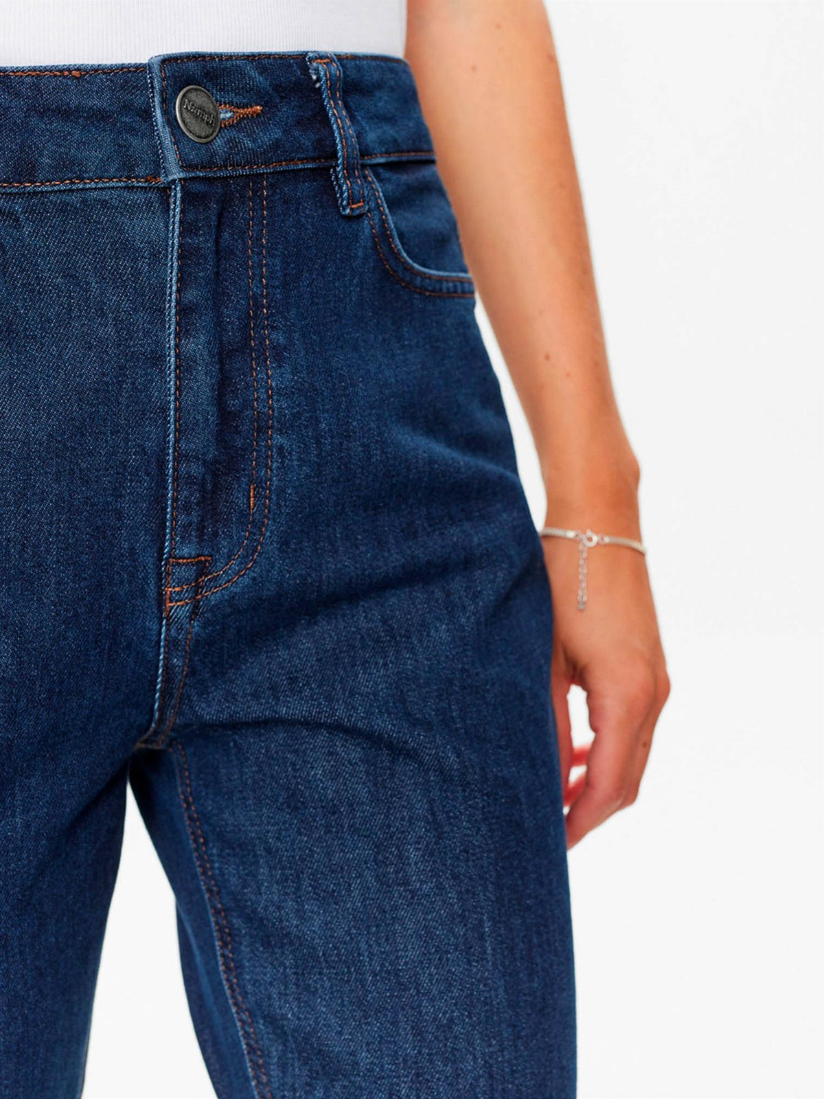 London Jeans Long - Dark Blue Denim