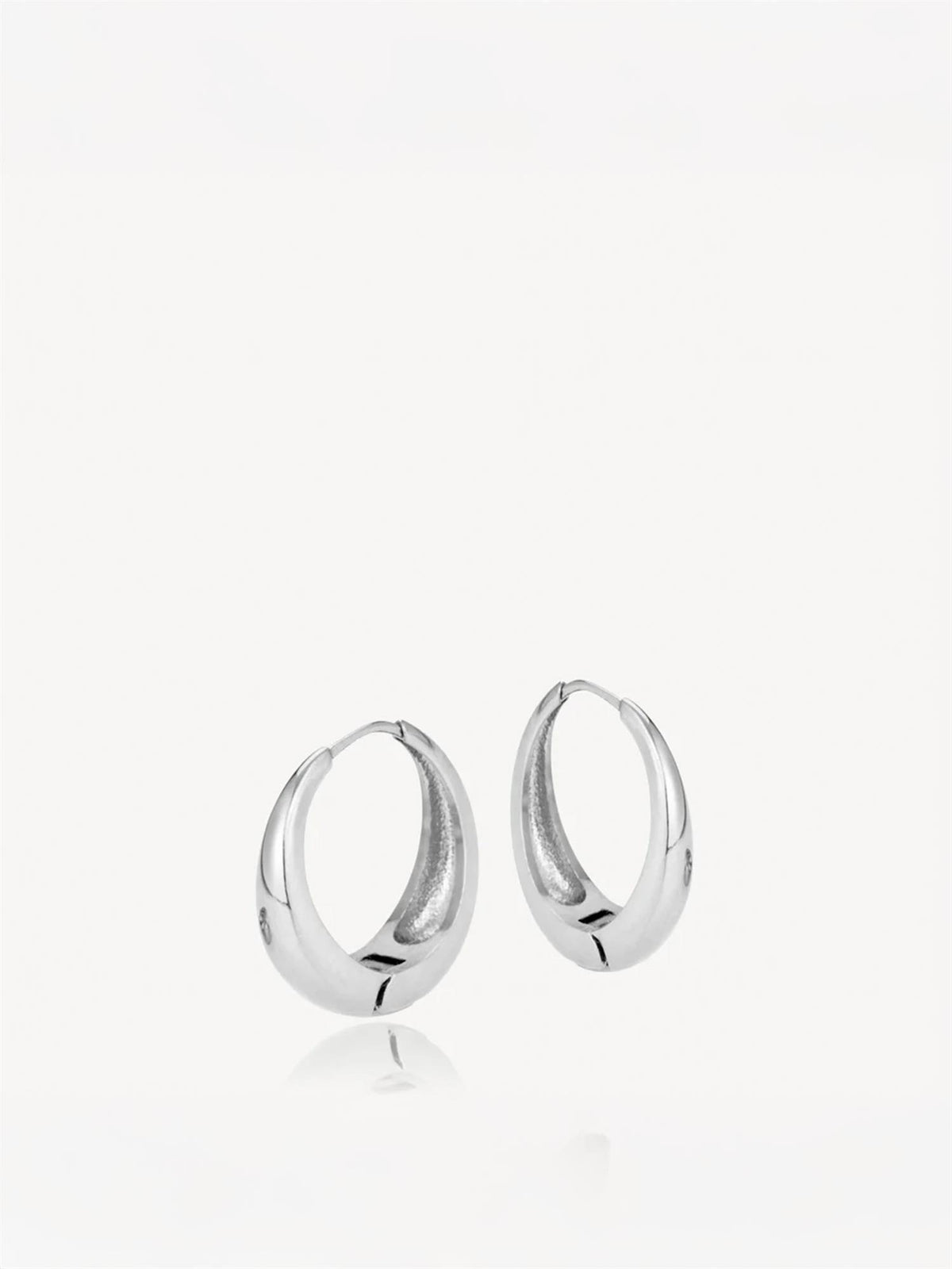 Loops creoles steel - Silver