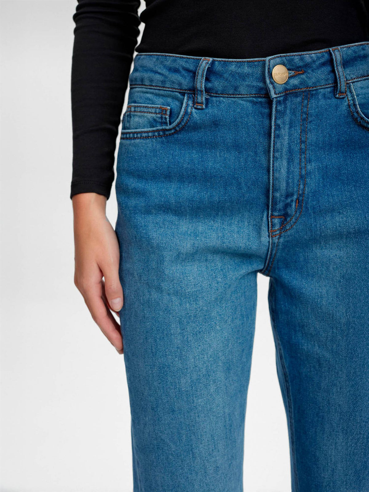 LONDON JEANS LONG - Blå