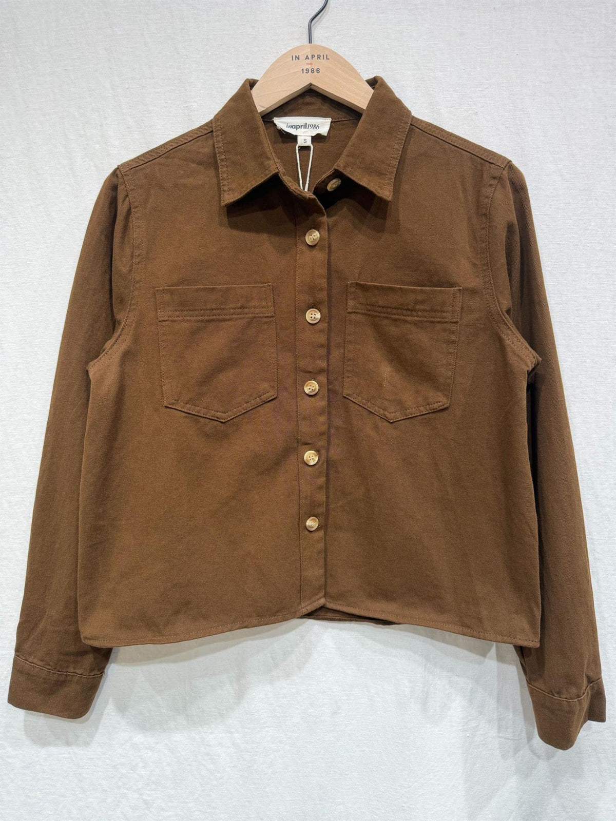 Basic tynn jakke - Brun