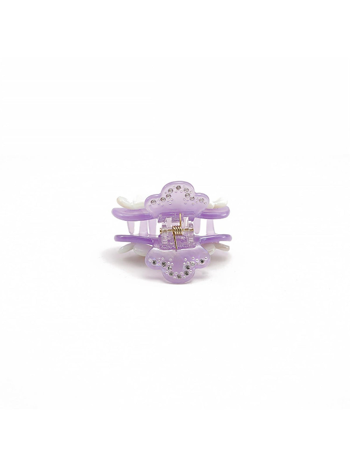 Rapunzel Rhinestone Mini Claw - Lilla