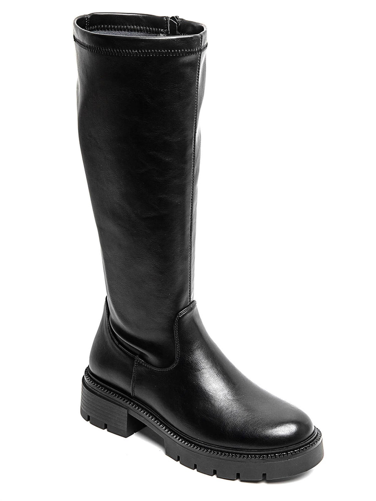 Høy Boot - Sort