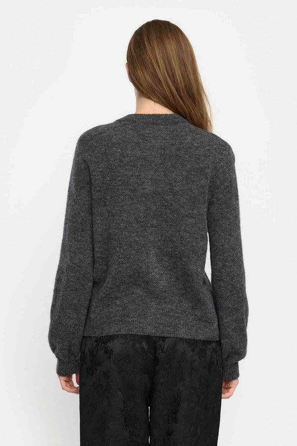 Allison O-Neck Cardigan Knit