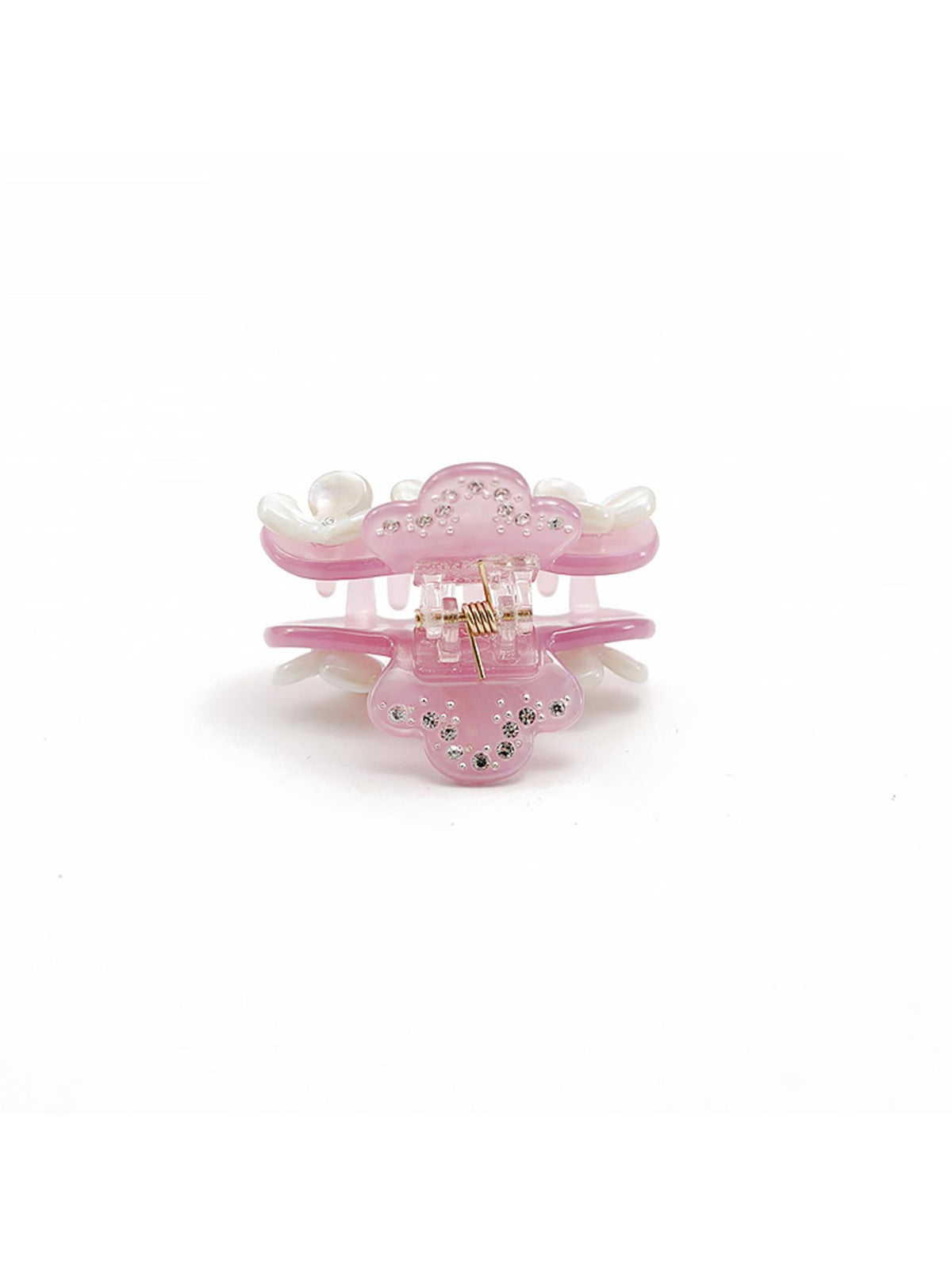 Rapunzel Rhinestone Mini Claw - Rosa