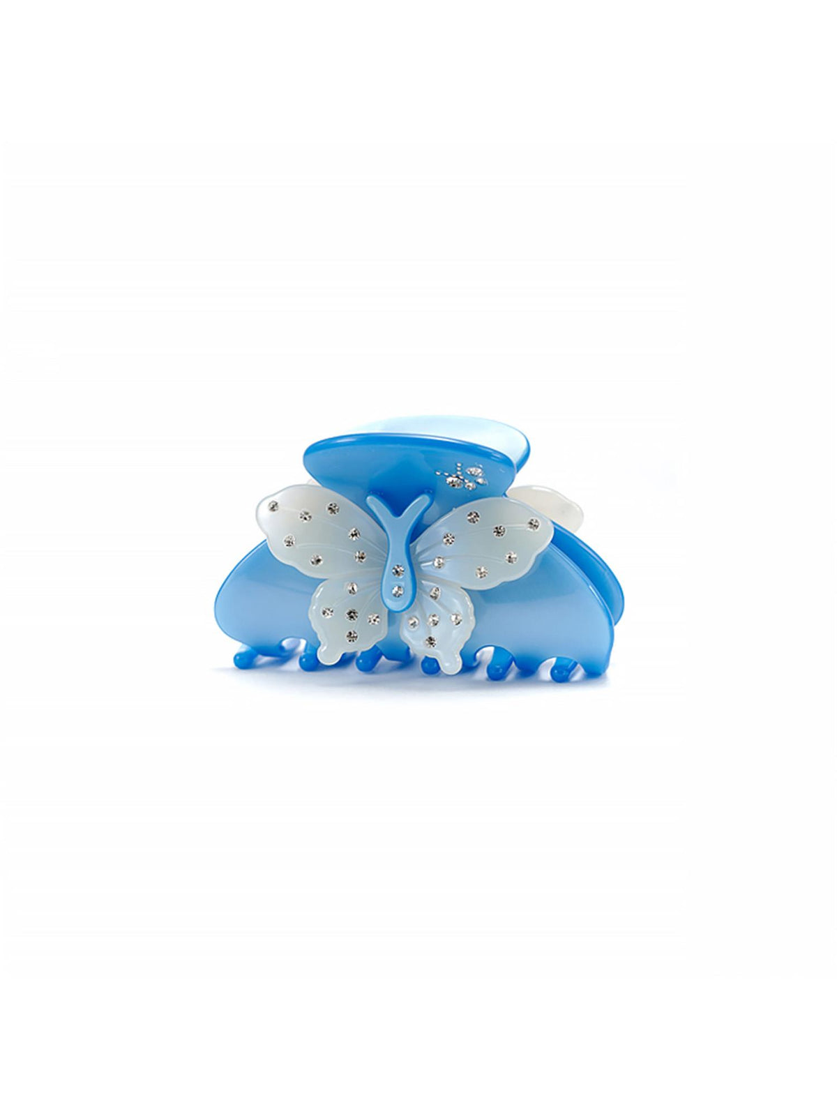 Esmeralda Butterfly Glitter Claw - Blå