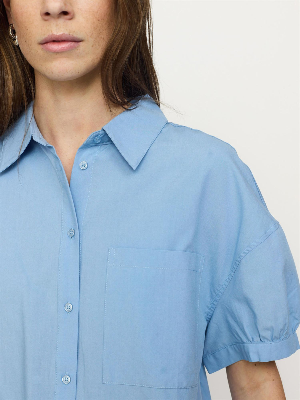 Veronica  Shirt - Lyseblå