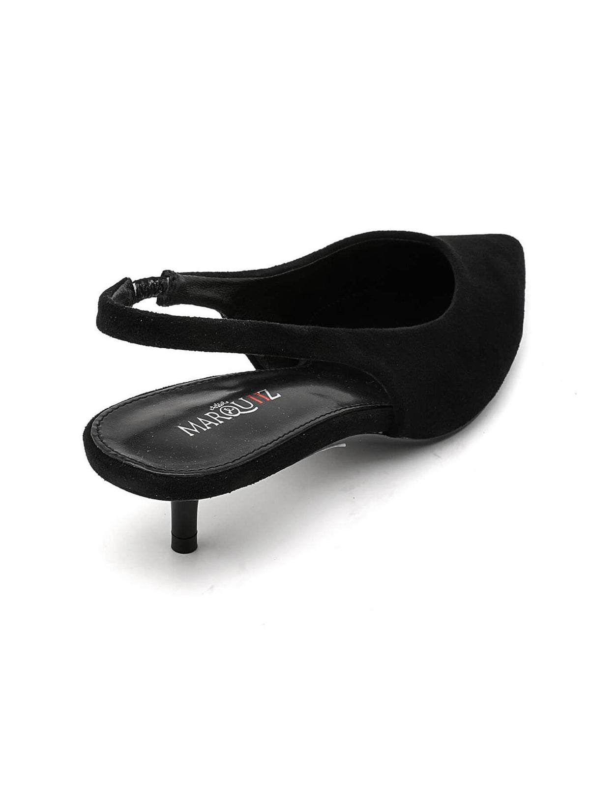 Slingback kitten heels 9793 - Sort