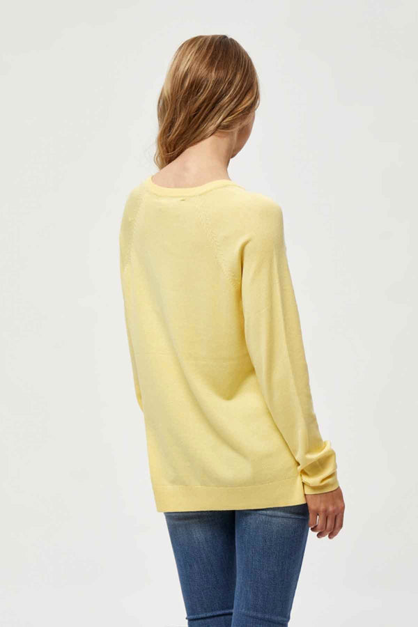Tana V-neck Knit Pullover