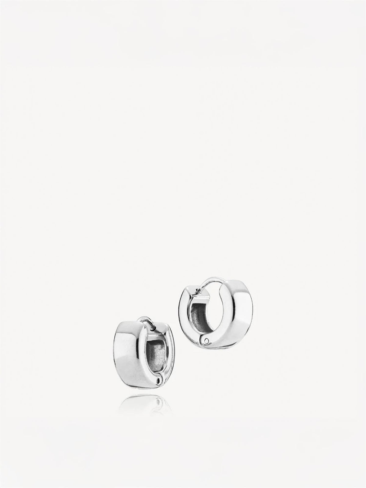 Maya - Earrings Small Steel - Sølv