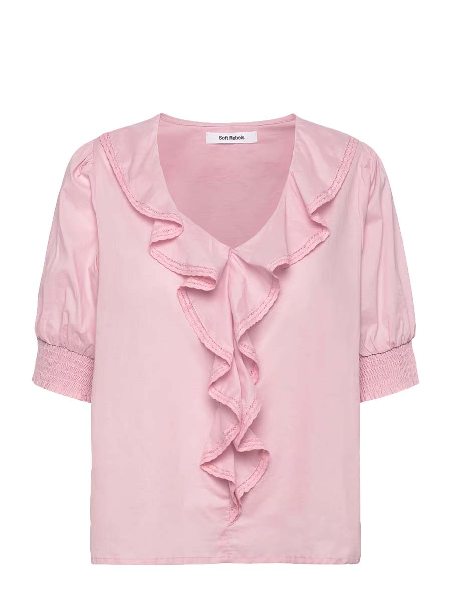 Tahnee blouse GOTS - Rosa