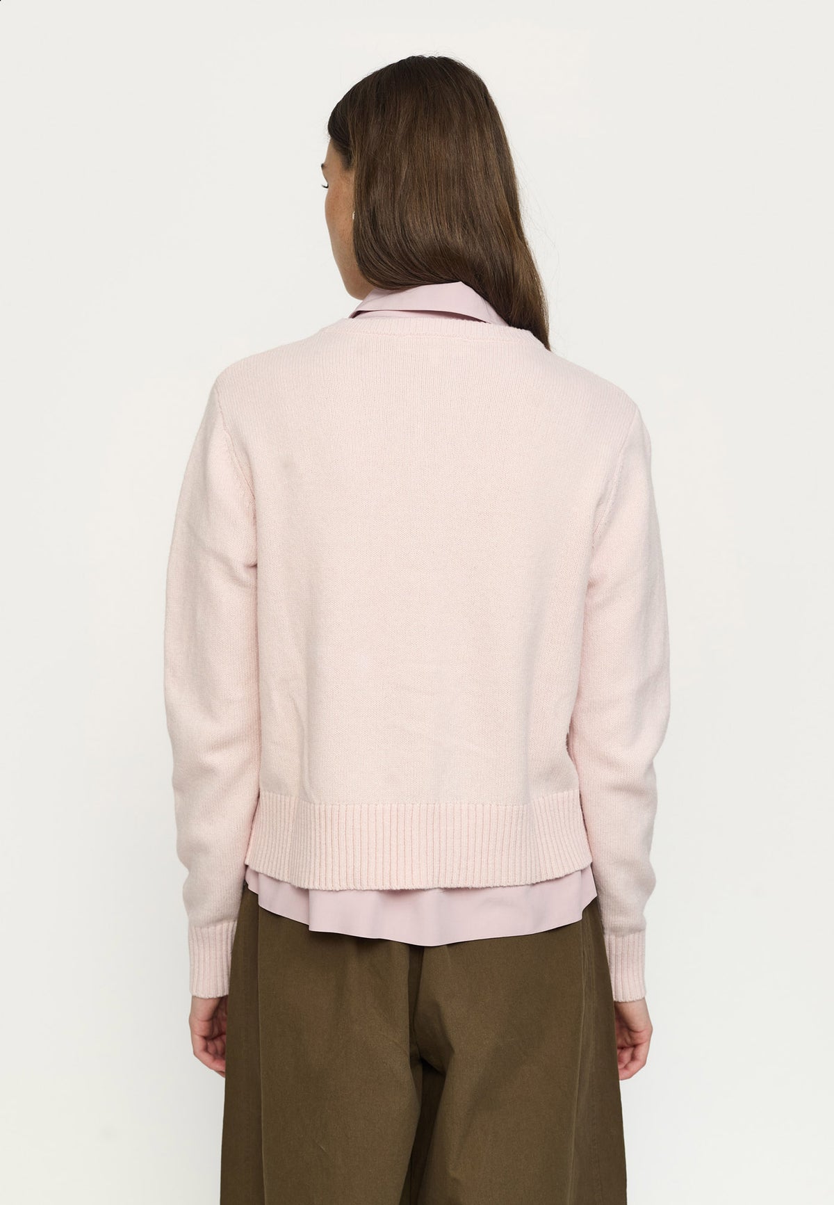 Avery Cardigan Knit RWS - Lys Rosa