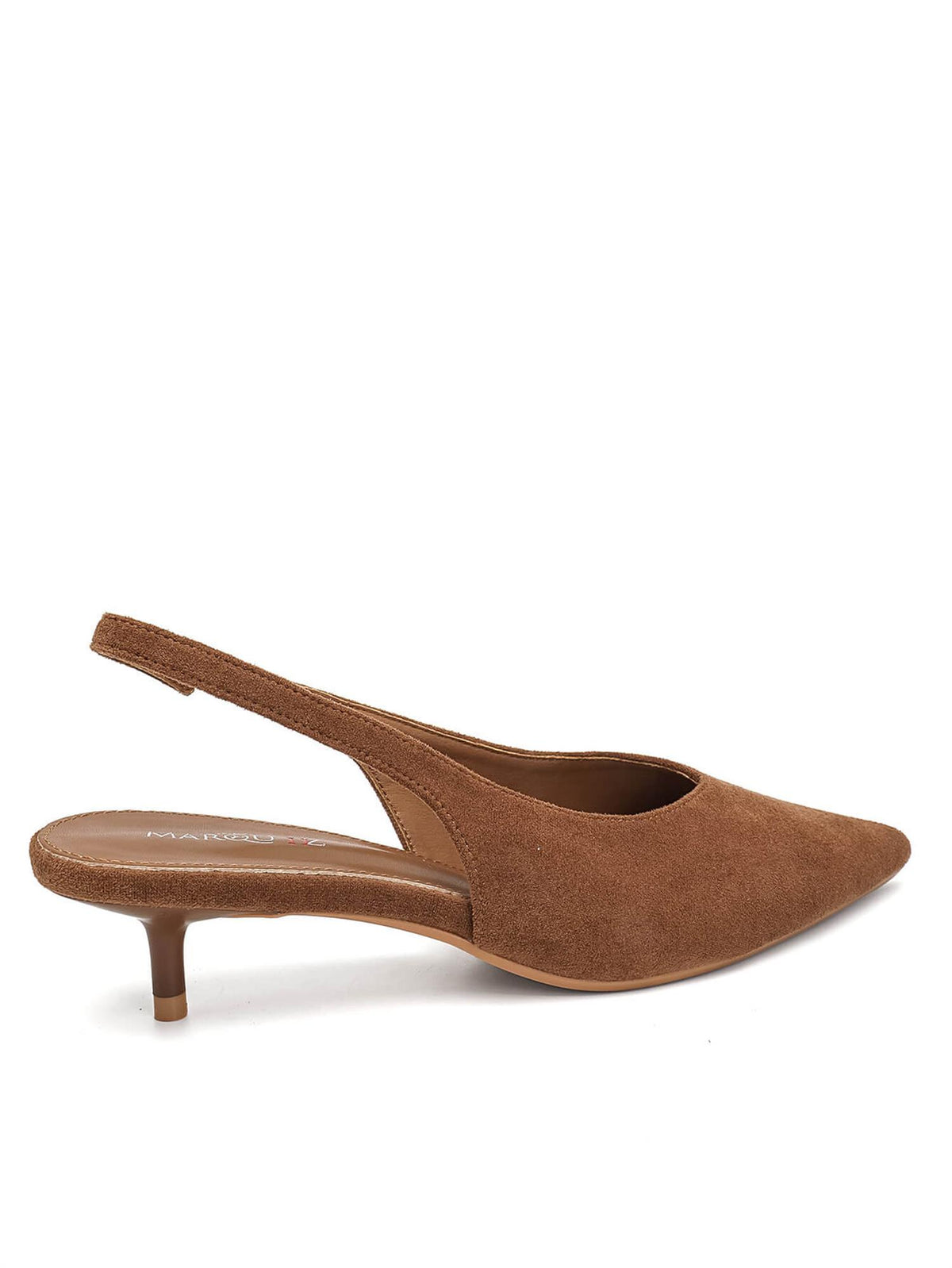 Slingback kitten heels 9793 - Camel